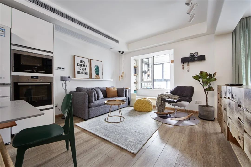 120㎡簡約風新房裝修，推開門瞬間就被治愈，讓家成為最佳精神港灣!